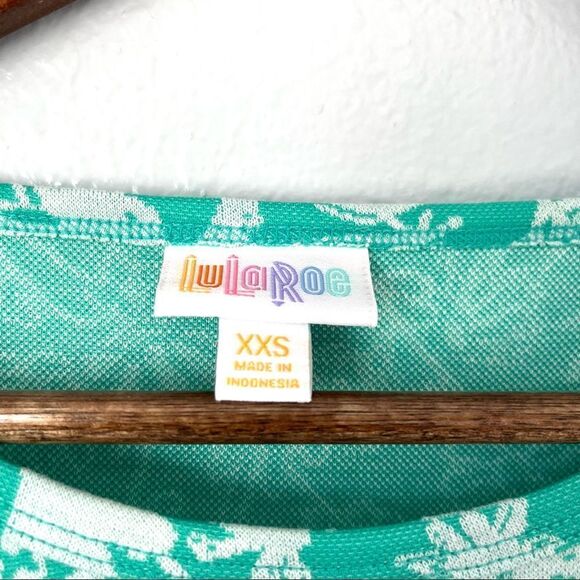 LulaRoe Irma Floral Top Size XXS - Picture 4 of 6